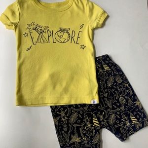 Gap Kids “Explore” Shortie Pajamas Size 3